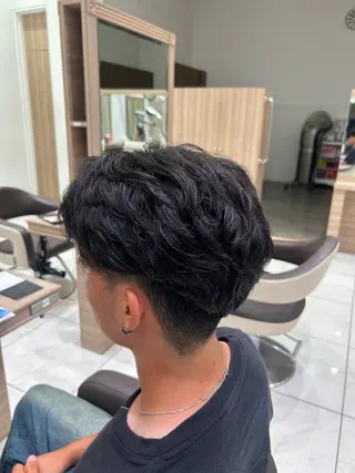 ミディアム CoReha 河内 尋登のヘアスタイル