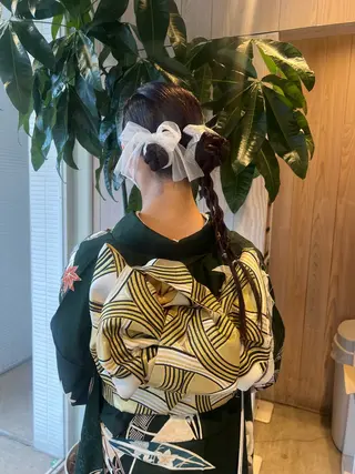 ヘアアレンジ Aya/四条烏丸/ 酸性ストレートのヘアスタイル