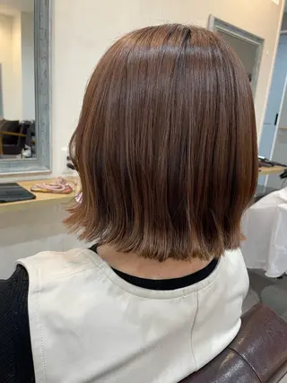 ミディアム 近澤 佑香のヘアスタイル