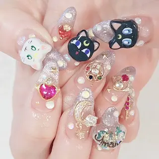 ネイル 手描きアート&推し活 🌟Wisteriaのネイルデザイン