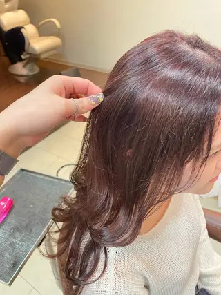 ロング 'comma rinkaのヘアスタイル
