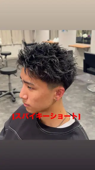 ショート メンズ 河合 倖宏のヘアスタイル