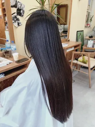 ロング ⭐️美容院・小林⭐️ 空枠ラッキーメニューのヘアスタイル