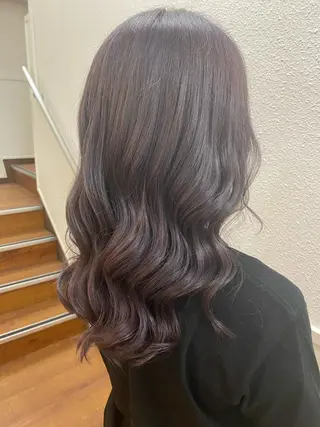 セミロング カラー マンツーマンサロン 🤍Tanakaのヘアスタイル