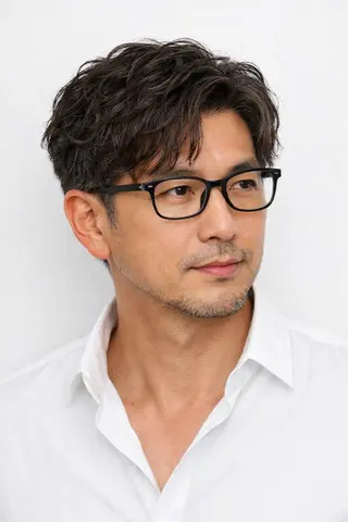 ミディアム パーマ 深夜23時まで営業 OR BARBERのヘアスタイル