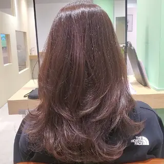 ロング カラー あさみ /スパ・ケアニストのヘアスタイル