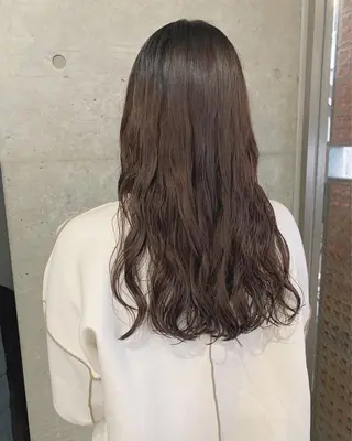 セミロング パーマ ボブパーマコテ巻き風 パーマNo1深江秀平のヘアスタイル
