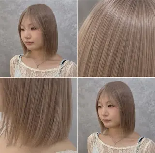 ロング カラー 色落ちまで盛れる 💟まなみのヘアスタイル
