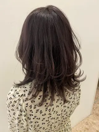 ミディアム 🌿レイヤー/ブリー チ/🌿JINのヘアスタイル