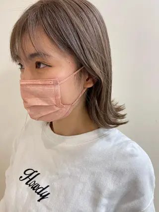 ミディアム カラー 髪質改善・縮毛矯正 年間1500名担当♪のヘアスタイル