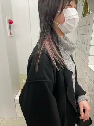 セミロング カラー 関 京磨のヘアスタイル