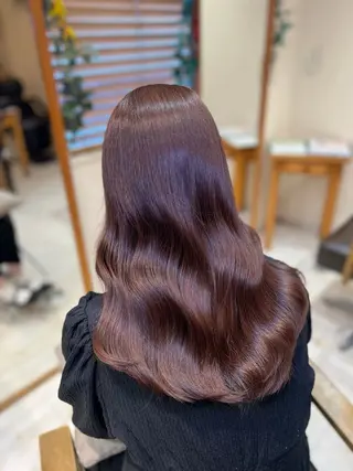 透明感カラー×顔周り mizuki🫧のヘアスタイル