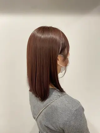 カラー ブリーチ無しダブル カラー / LINAのヘアスタイル