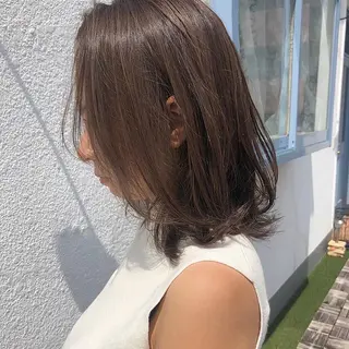 ミディアム peige 斉藤✨大人ヘアー✨のヘアスタイル