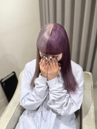 カラー ハイトーン✨艶髪💘 💘 AYANO💘のヘアスタイル