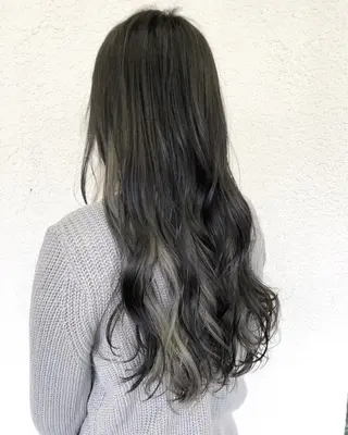 ロング カラー 髪質改善で 憧れの潤艶美髪にのヘアスタイル