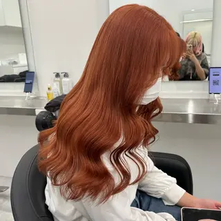 ロング 🍒韓国暖色ヘア NO.1🍒🪽のヘアスタイル