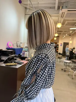 ミディアム 馬場 涼平のヘアスタイル