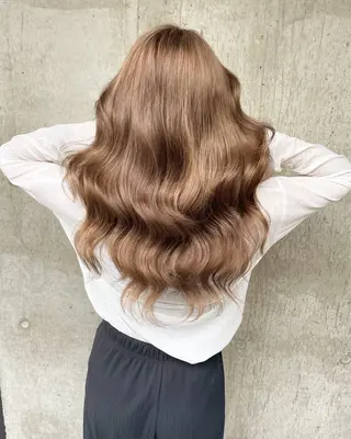ロング カラー ヘアアレンジ TATSUYA アートディレクターのヘアスタイル