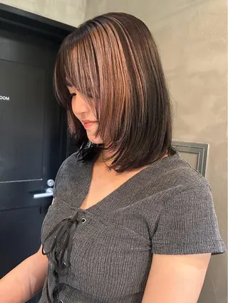 ミディアム カラー デザイン/アレンジ ❤︎イシイレイのヘアスタイル
