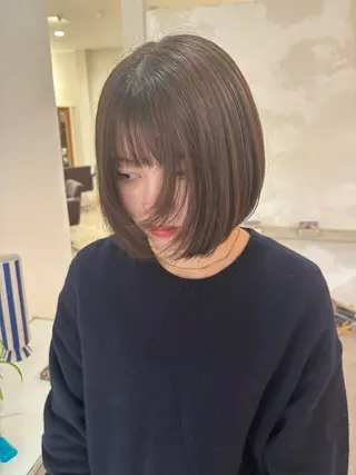 ショート カラー nari ☺︎ ボブ/透明感カラーのヘアスタイル