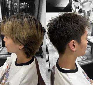 ショート メンズ 中塚 翔大のヘアスタイル