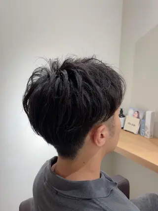 パーマ メンズ メンズカット attraitななかのヘアスタイル