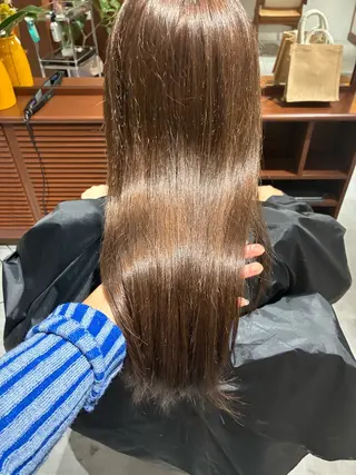 セミロング カラー ヘアアレンジ 💟Opus // Mizuki🐕のヘアスタイル