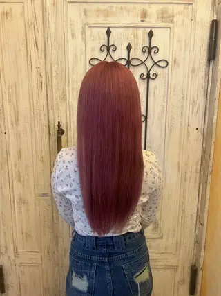 カラー 富田 彩来のヘアスタイル