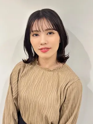 ミディアム 我舞谷 将人のヘアスタイル