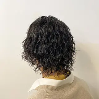 ミディアム パーマ メンズ Ameri/髪質改善 /韓国ヘア🇰🇷のヘアスタイル