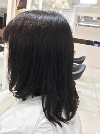 セミロング パーマ 【暖色カラー特化】 中山由梨のヘアスタイル