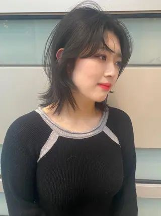 ミディアム カラー mai / linoah˚✧のヘアスタイル