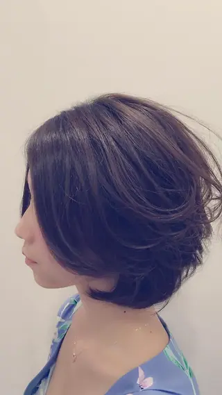 ショート 山﨑 優真のヘアスタイル