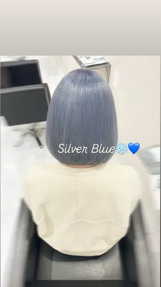 ショート カラー 🫧ハイトーン 🌈透明感☘️らいのヘアスタイル
