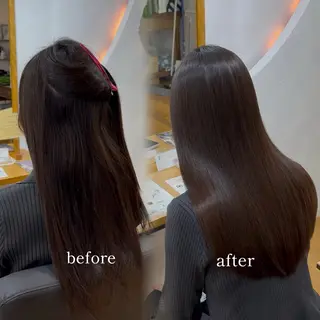 ミディアム パーマ 3tuba Naho /艶髪/タッセルボブのヘアスタイル