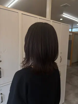 ミディアム chiba/艶カラー /ザクザクレイヤーのヘアスタイル