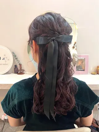 セミロング エクステ&ヘアセット Milaのヘアスタイル