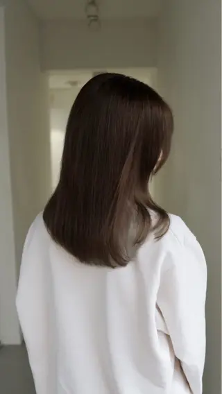 セミロング カラー 髪質改善/縮毛矯正 kyosukeのヘアスタイル