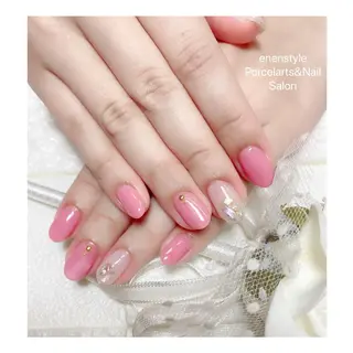 ミディアム ネイル 🐾enen style 🐾のネイルデザイン