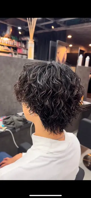 パーマ メンズ keany錦糸町 ハセベユウのヘアスタイル