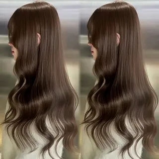 カラー PELEmana🎀 透明感🤎ᩚワンホンのヘアスタイル