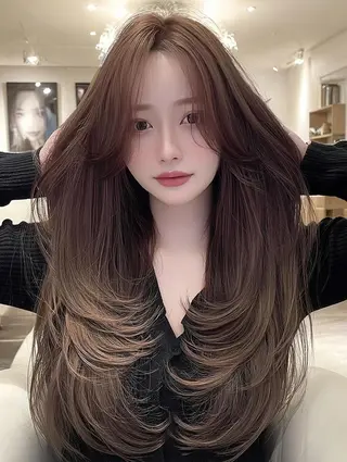 ロング 畑 大樹のヘアスタイル