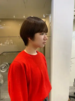 ショート やました もえかのヘアスタイル