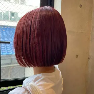 ミディアム カラー 外間 智恵のヘアスタイル