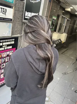 ロング カラー ヘアアレンジ 指名数No.1 /NAOYAのヘアスタイル