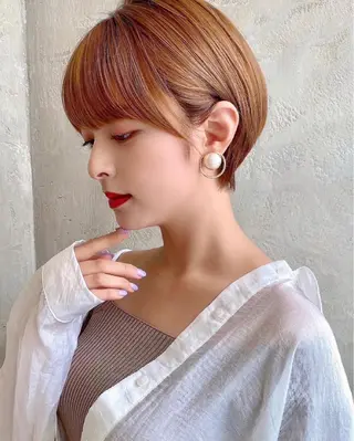 ショート 新宿　ショート・ボブ カットモデル募集のヘアスタイル