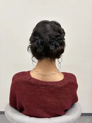 ヘアアレンジ ヘアサロン ミカヅキのヘアスタイル