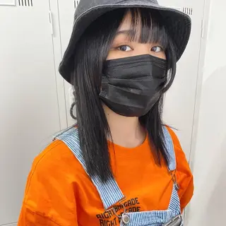 ミディアム カラー RIRI💛 ママ美容師👶🏻のヘアスタイル