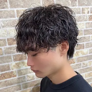 パーマ メンズ メンズパーマ特化 店長望月謙二郎のヘアスタイル